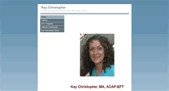 Desktop Screenshot of kaychristopher.com